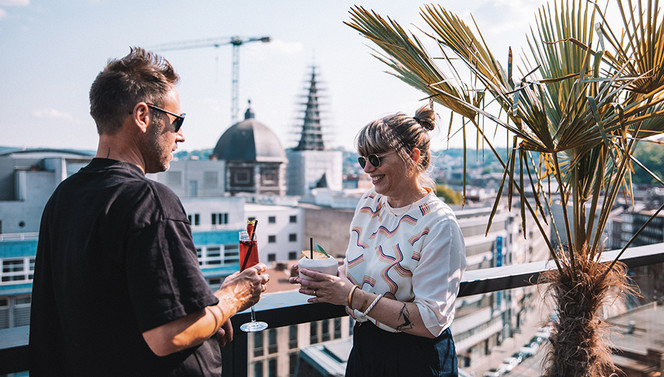 rooftop bar