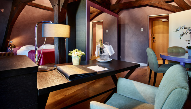 Bureau dans une de nos suites dans notre hôtel à Liège